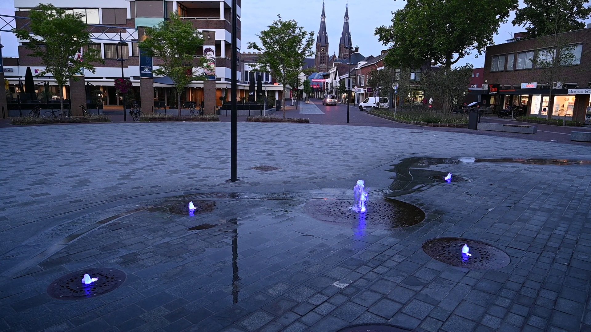 Maasgoot op het Louis Jansenplein in Cuijk