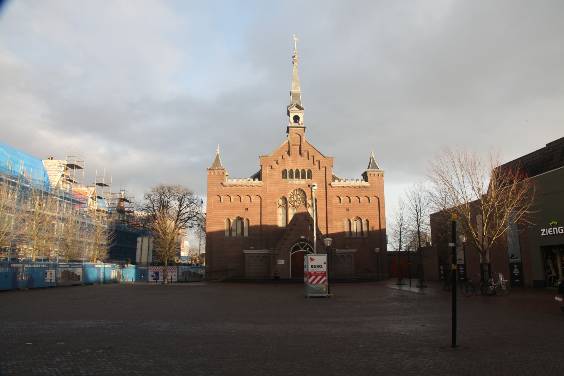Bestaande situatie Kerkplein, Hoogeveen